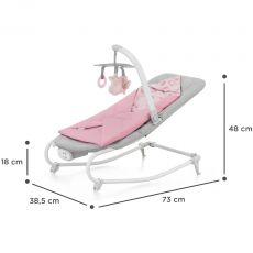 Шезлонг-гойдалка Kinderkraft Felio 2 Peony Rose